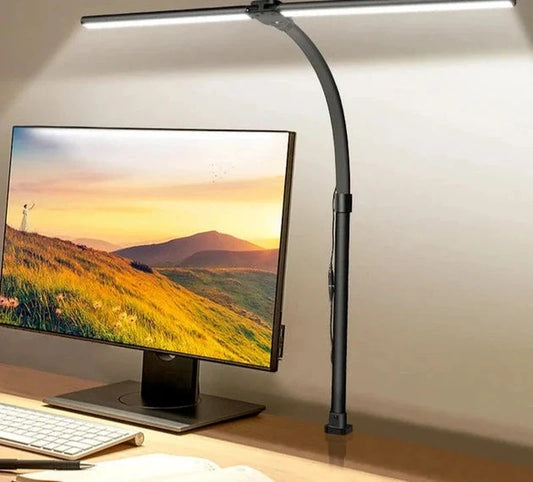 TwilightDesk - Verstelbare LED bureaulamp met dubbele kop
