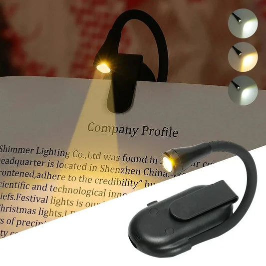 LumiClip - Leeslamp boekenklem oplaadbaar