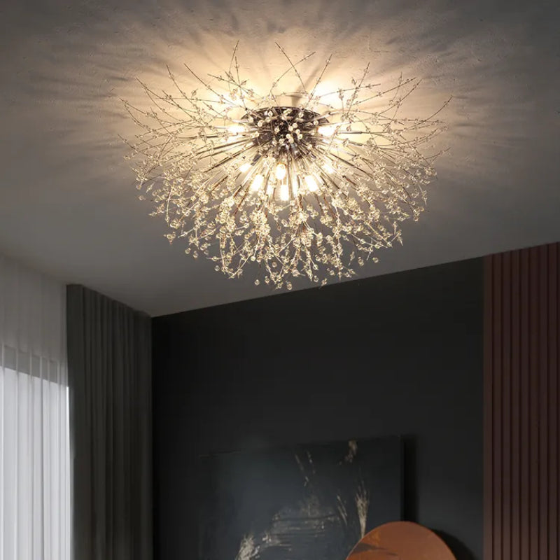 Craftique - Lili Design LED Hanglampen Wit Gouden Metaal Woonkamer Eetkamer