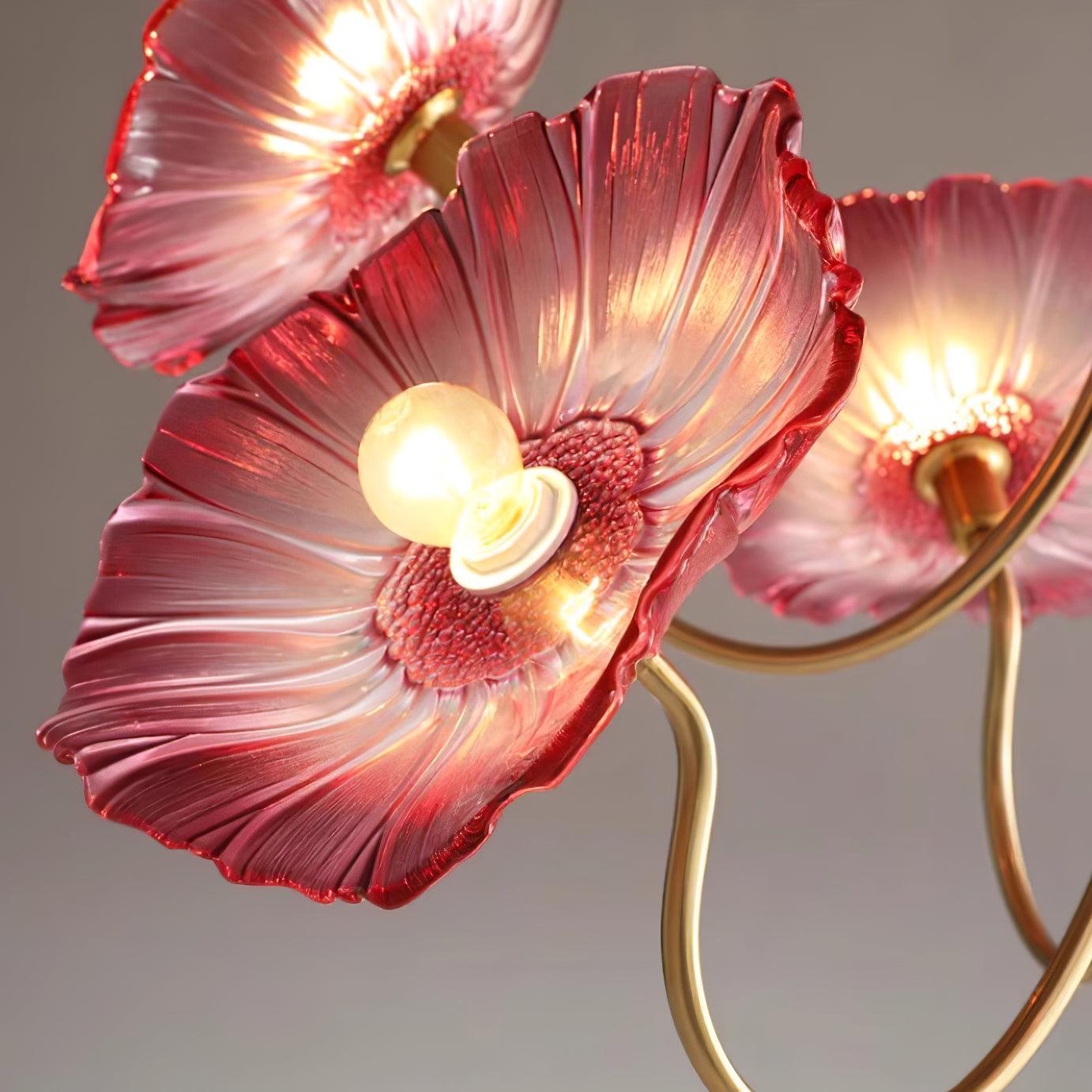 LumiereVive - Bloemenkroonluchter van Murano glas