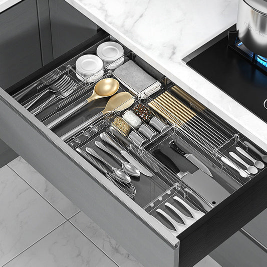 StashMates - Multifunctionele en aanpasbare opbergplank organisator