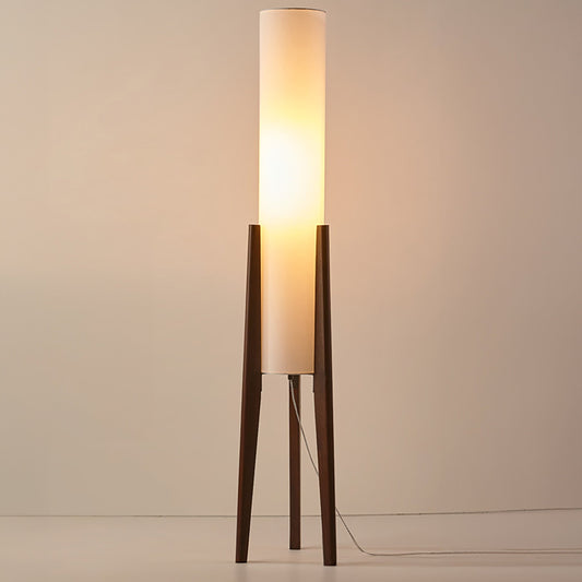 LumiWood - Walnoot houten vloerlamp met LED E27