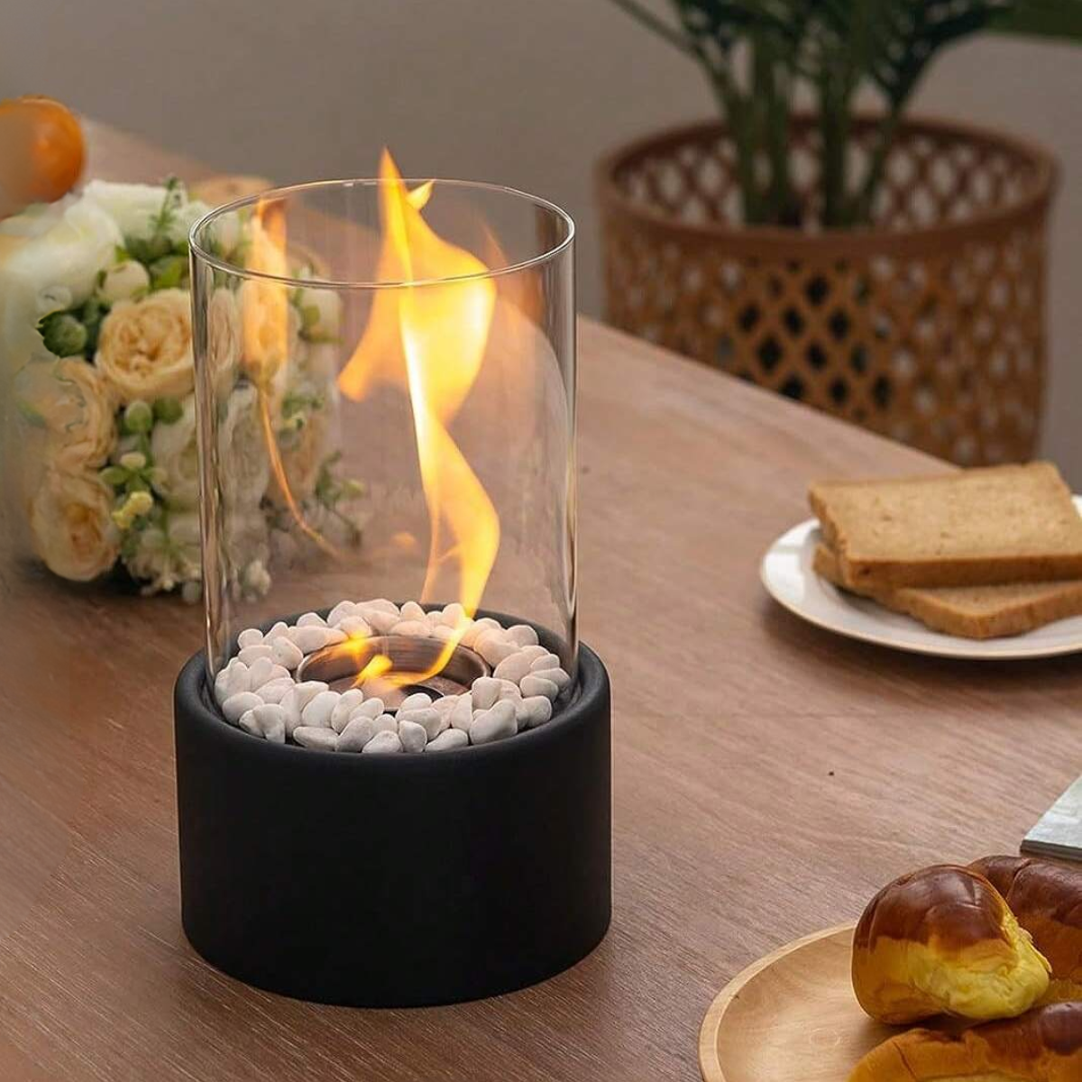 HearthFlame - Olie lamp verlichting met flikkerend olievuur