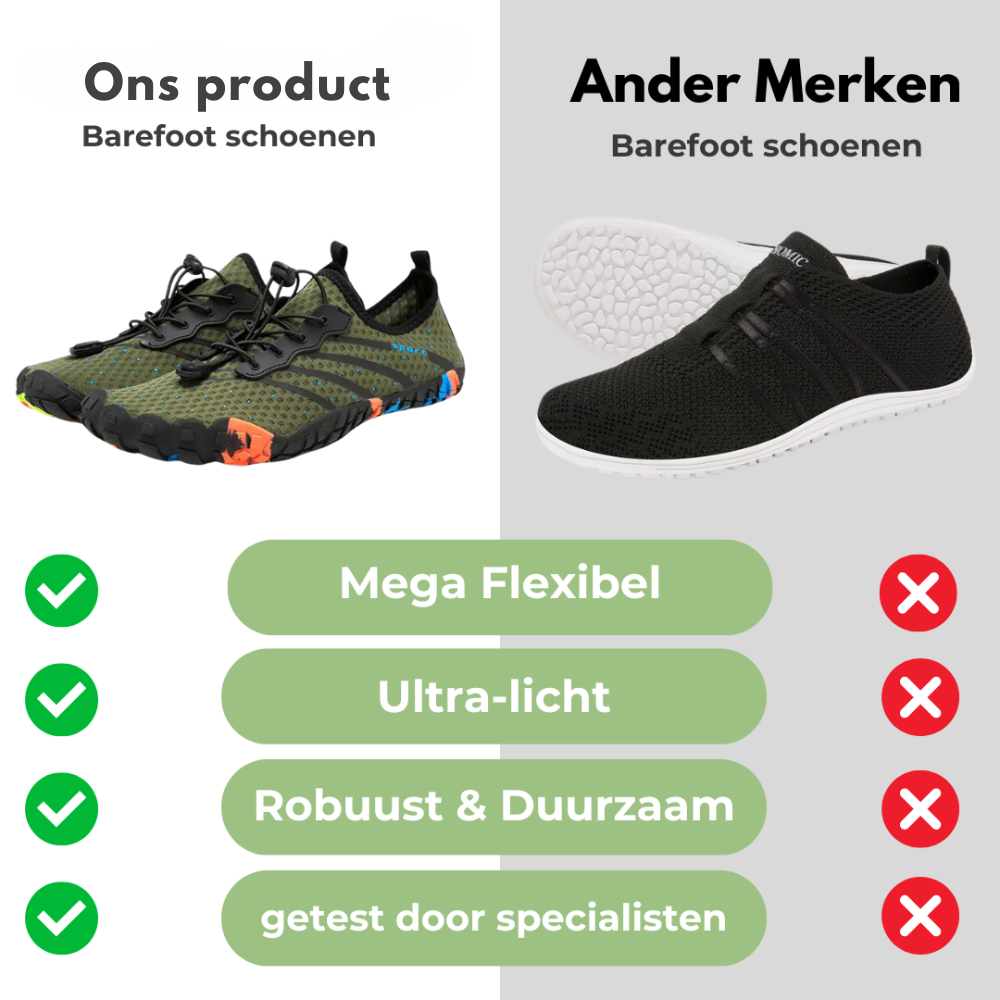 StrideFree | Blote Voeten Schoenen - Unisex