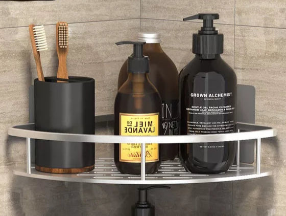 WallHaven - Zelfklevend badkamerrek zonder boren, ruimtebesparend