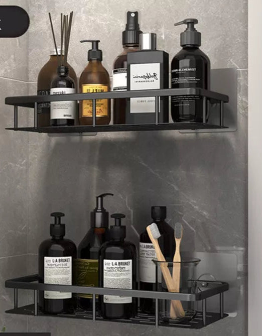 WallHaven - Zelfklevend badkamerrek zonder boren, ruimtebesparend