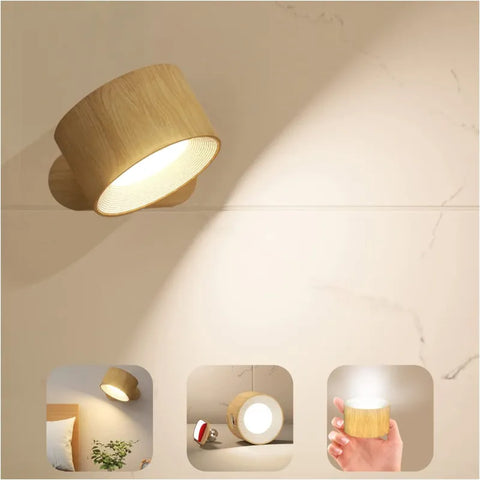 PivotGlow | Innovatieve Draadloze Wandlamp