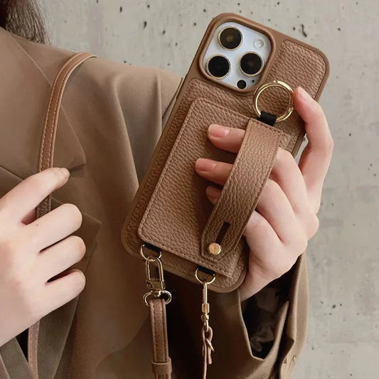 StrapPro - Kleurige iPhone crossbody hoes met schouderband