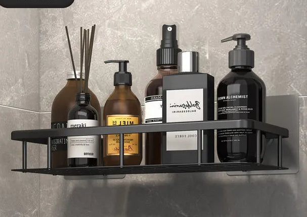 WallHaven - Zelfklevend badkamerrek zonder boren, ruimtebesparend