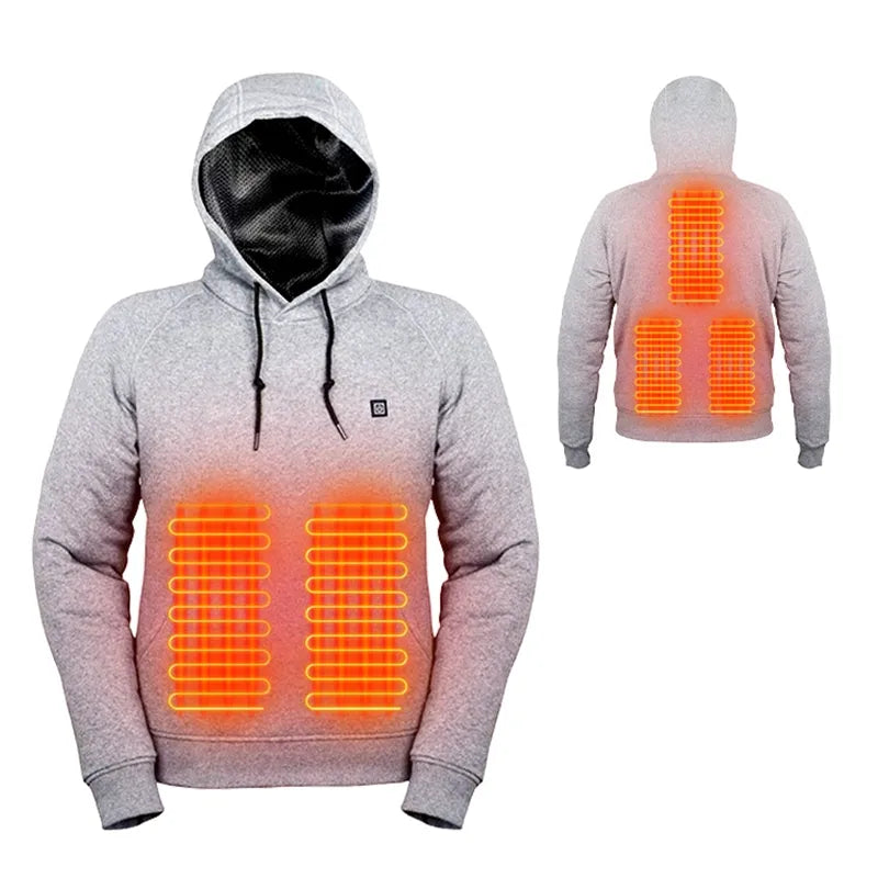 ThermaTrend | Vermarmde Hoodie Unisex - 3 Warmtestanden