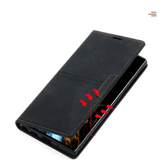 LuxCase - Google Pixel Leren Portemonneehoesje Fliphoesje