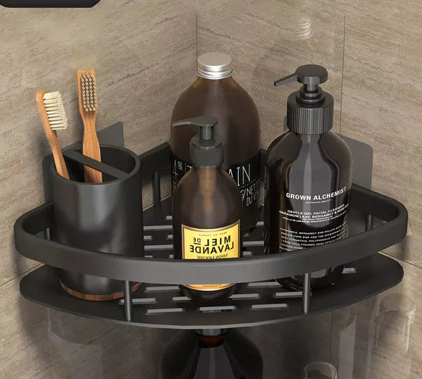 WallHaven - Zelfklevend badkamerrek zonder boren, ruimtebesparend