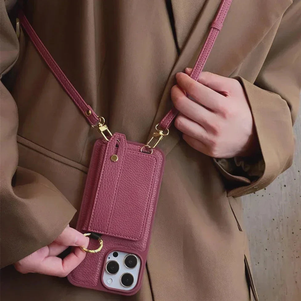 StrapPro - Kleurige iPhone crossbody hoes met schouderband
