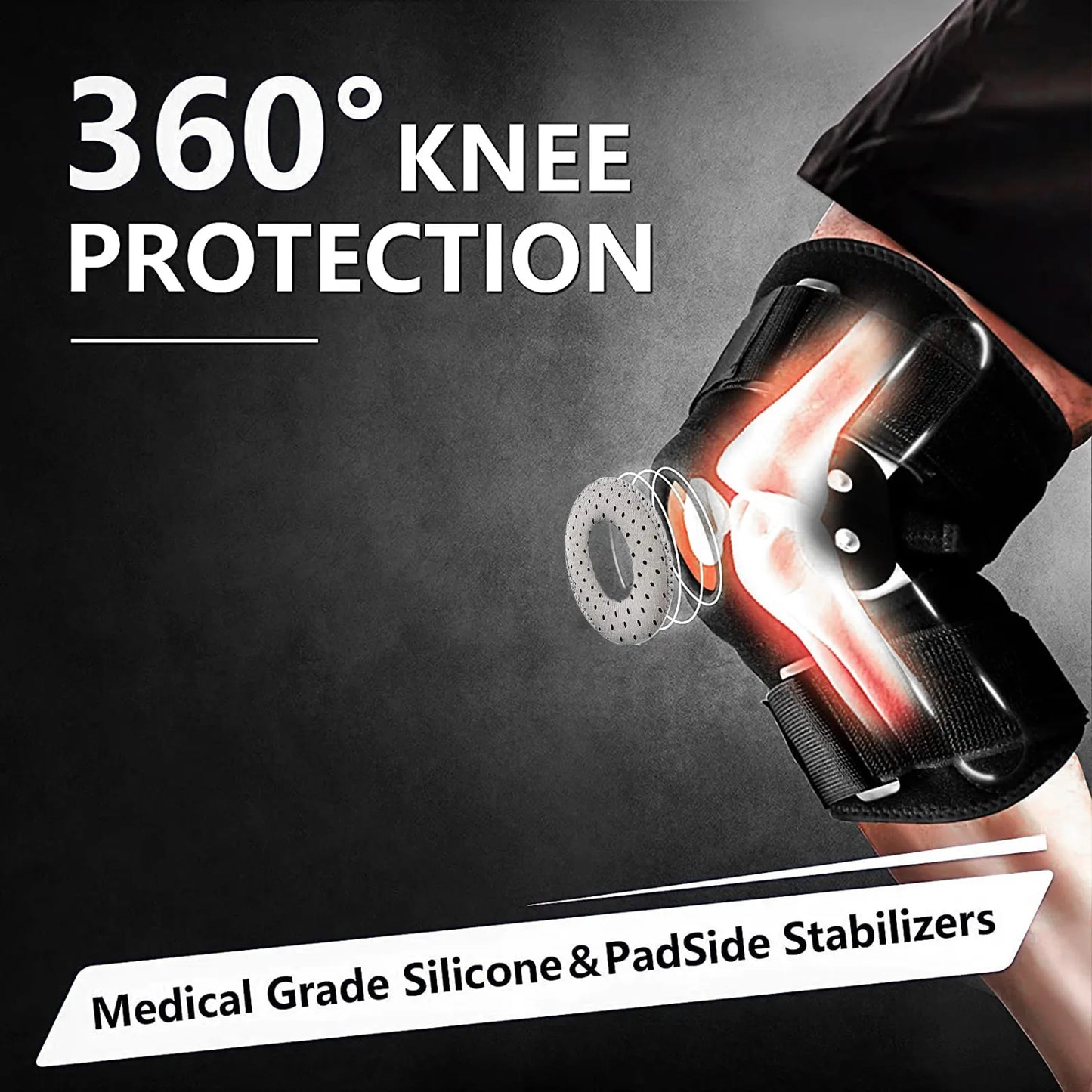 ComfortKnee | Kniebrace - Verstelbaar en Scharnierend - Optimale Ondersteuning