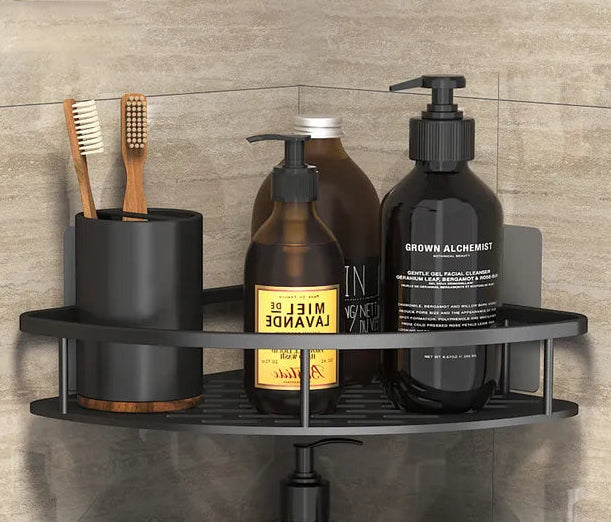 WallHaven - Zelfklevend badkamerrek zonder boren, ruimtebesparend