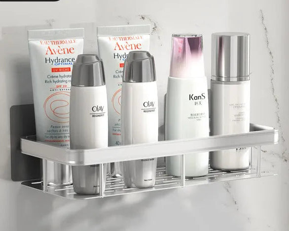 WallHaven - Zelfklevend badkamerrek zonder boren, ruimtebesparend