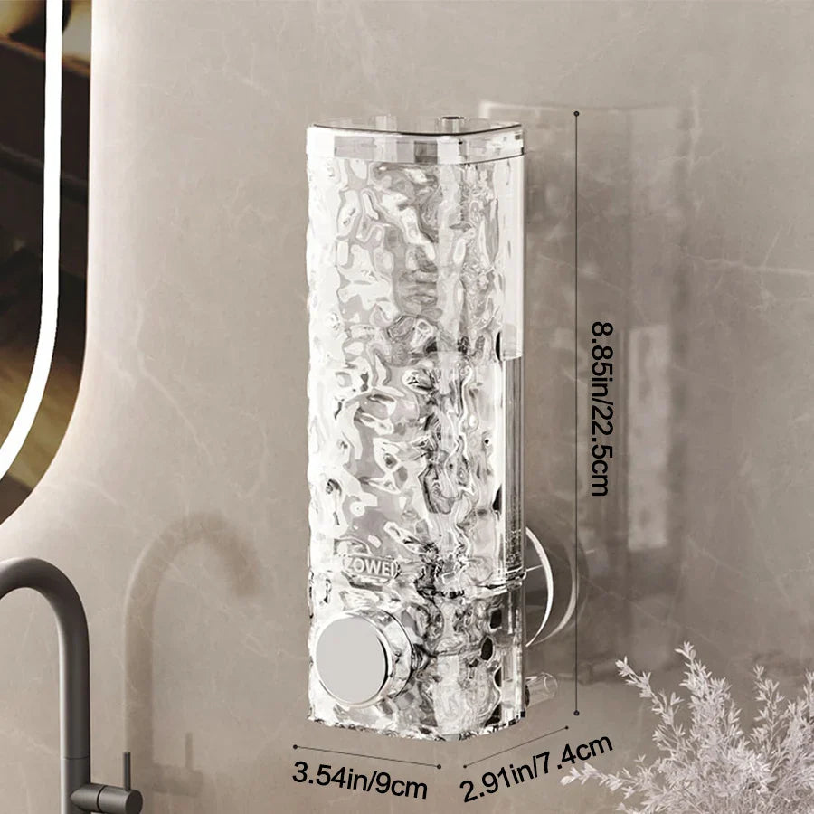 MountClean - Zorgvuldige Zeepdispenser met Zuignapmontage