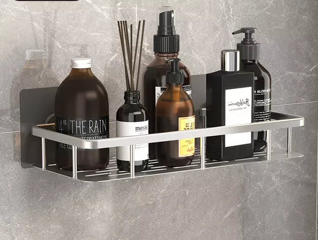 WallHaven - Zelfklevend badkamerrek zonder boren, ruimtebesparend