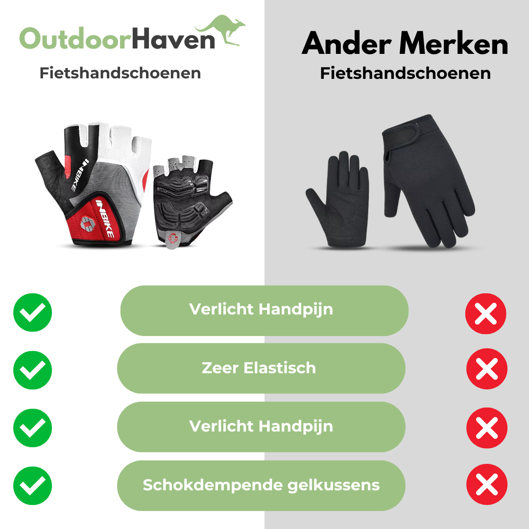 EverGlow - Fiets Handschoenen - 3D Gel