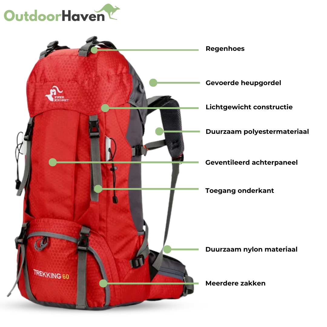 PeakCraft - Backpack 60L - Outdoor