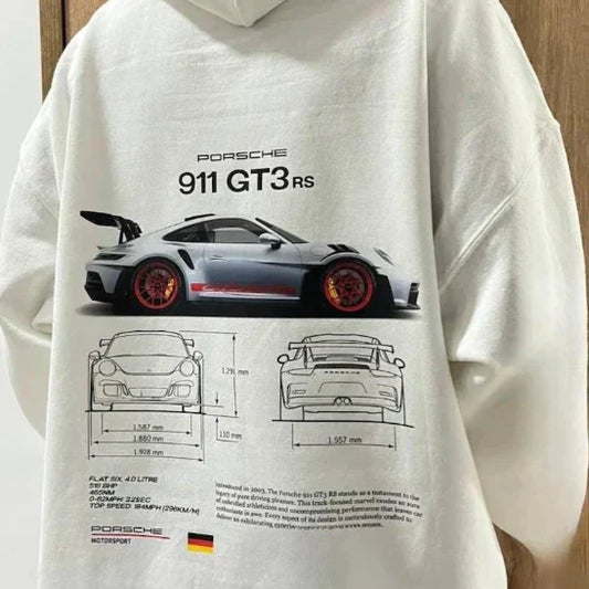 RaceFlex - Sportieve oversized race hoodie