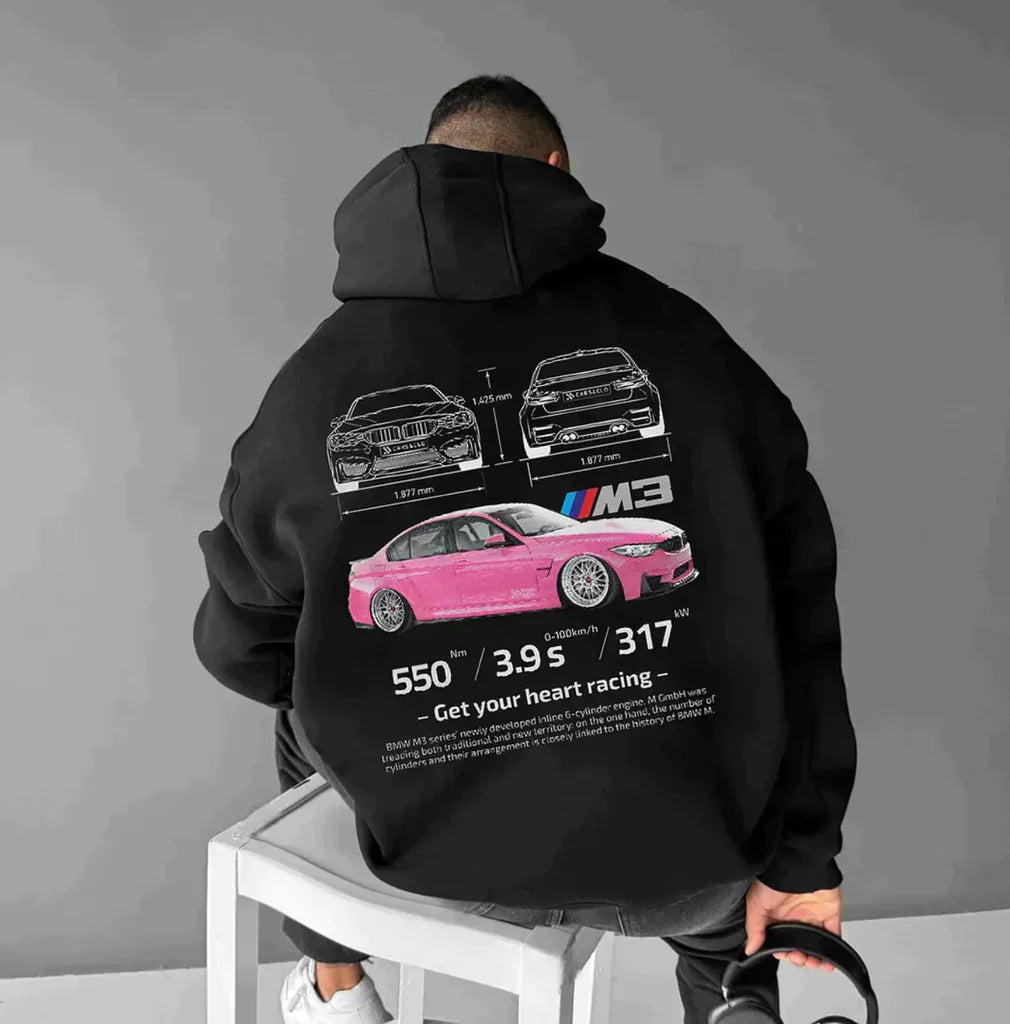 RaceFlex - Sportieve oversized race hoodie