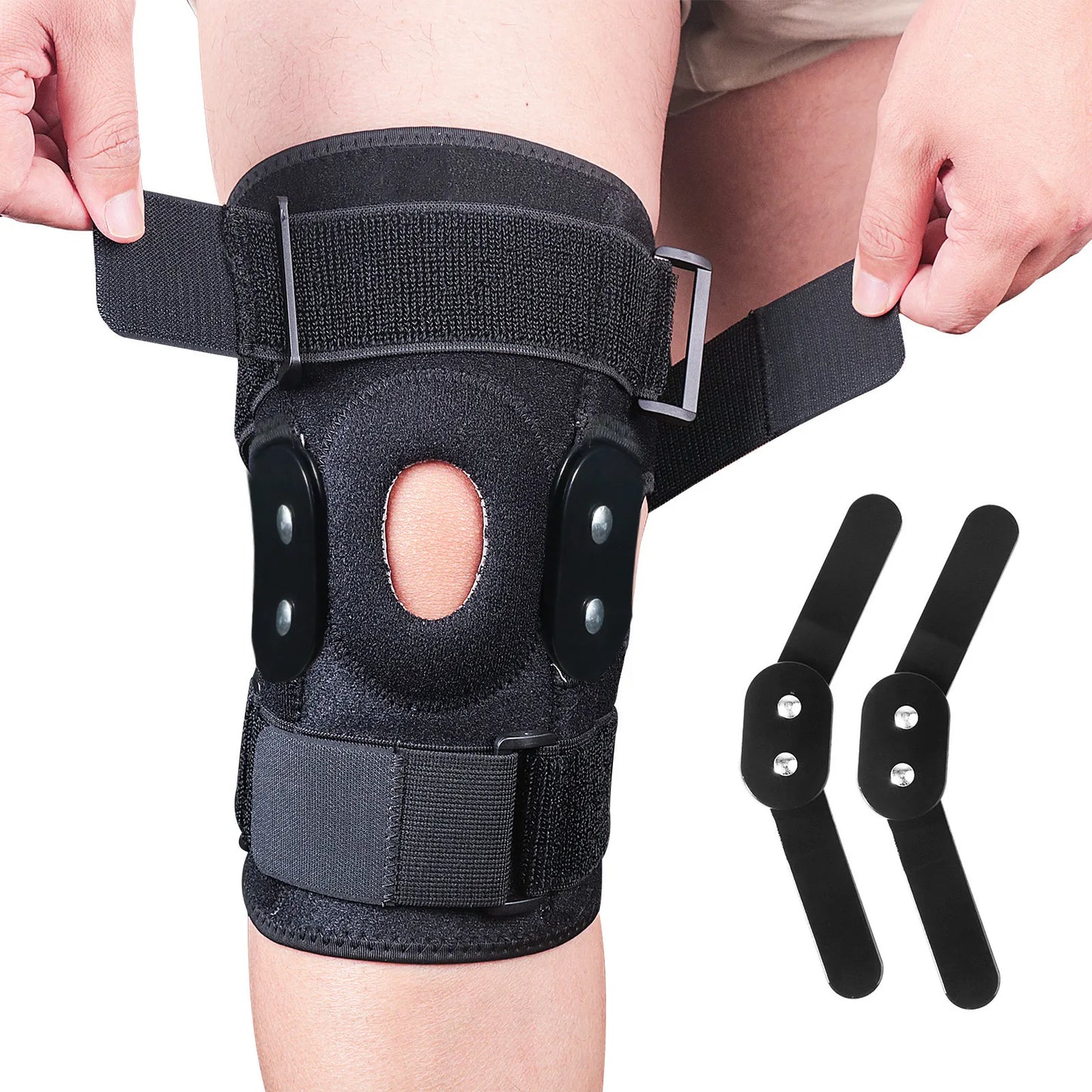 ComfortKnee | Kniebrace - Verstelbaar en Scharnierend - Optimale Ondersteuning