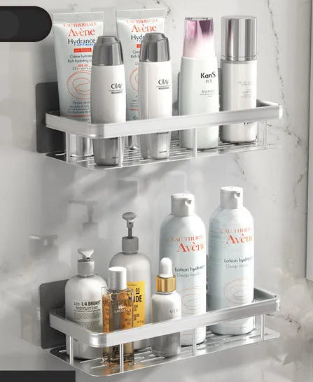 WallHaven - Zelfklevend badkamerrek zonder boren, ruimtebesparend