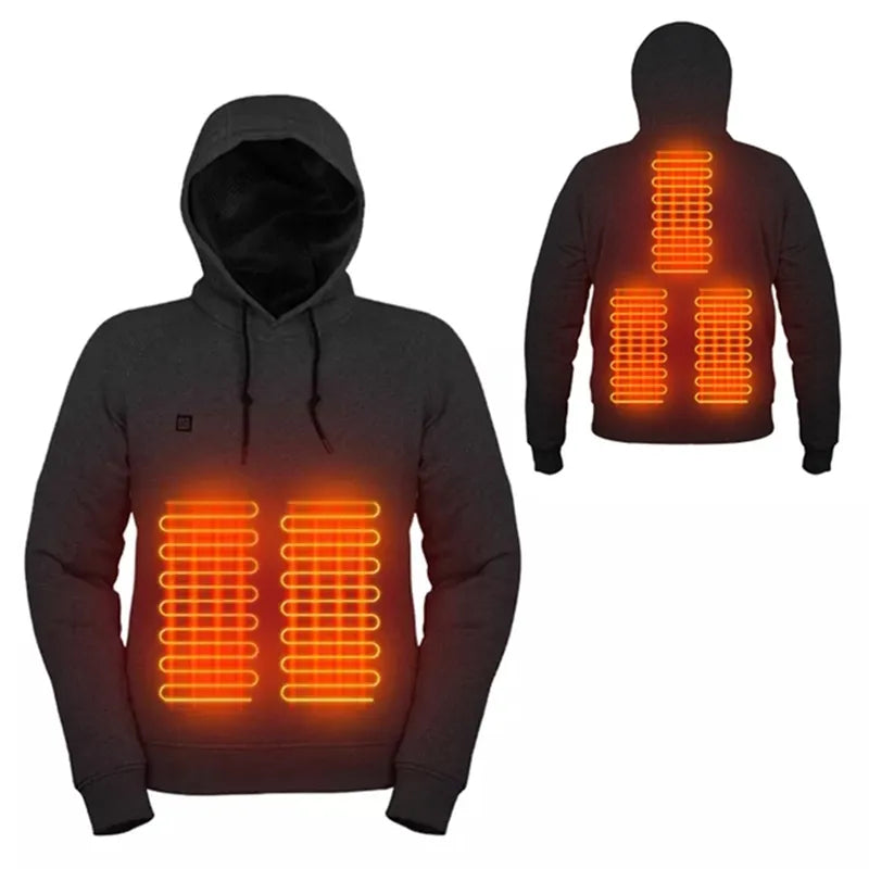 ThermaTrend | Vermarmde Hoodie Unisex - 3 Warmtestanden