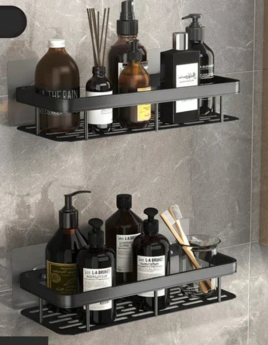 WallHaven - Zelfklevend badkamerrek zonder boren, ruimtebesparend