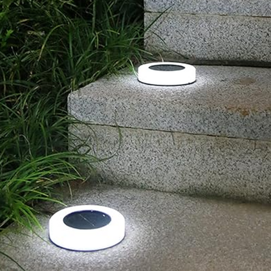 SolarPave - Zonlicht LED Bodemverlichting Set van 2