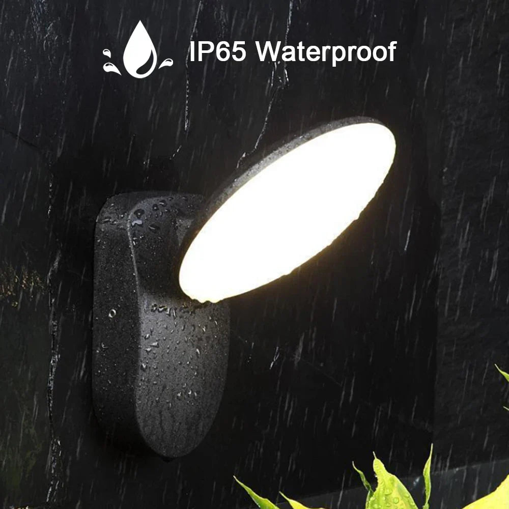 AlignEase - Waterproof Outdoor Tuin Gevel Verlichting PIR Bewegingssensor LED 12W