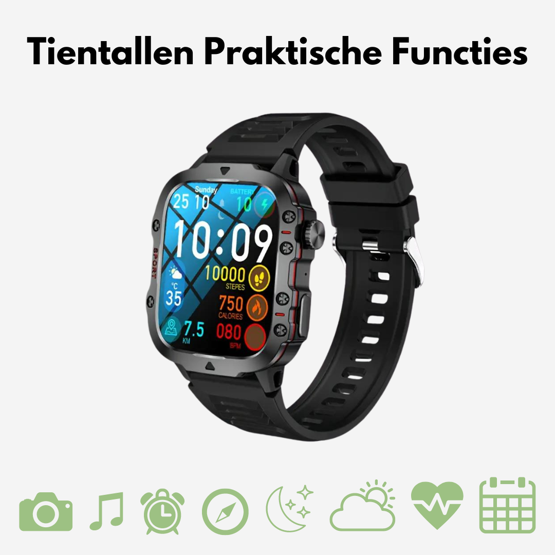 VitalWear | Sport Smartwatch - IP68 Waterdicht