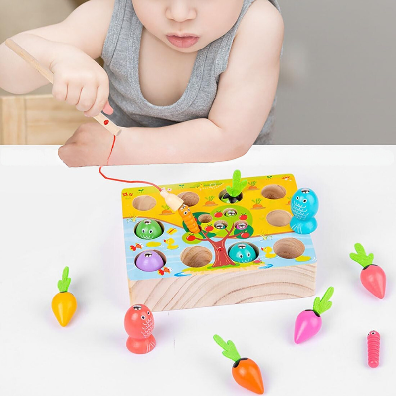 SmartSprouts | Peuters Montessori Hamer Spel Houten Onderwijsspeelgoed voor Baby Jongens Meisjes Leeftijd 1 2 3 Jaar Oud,
