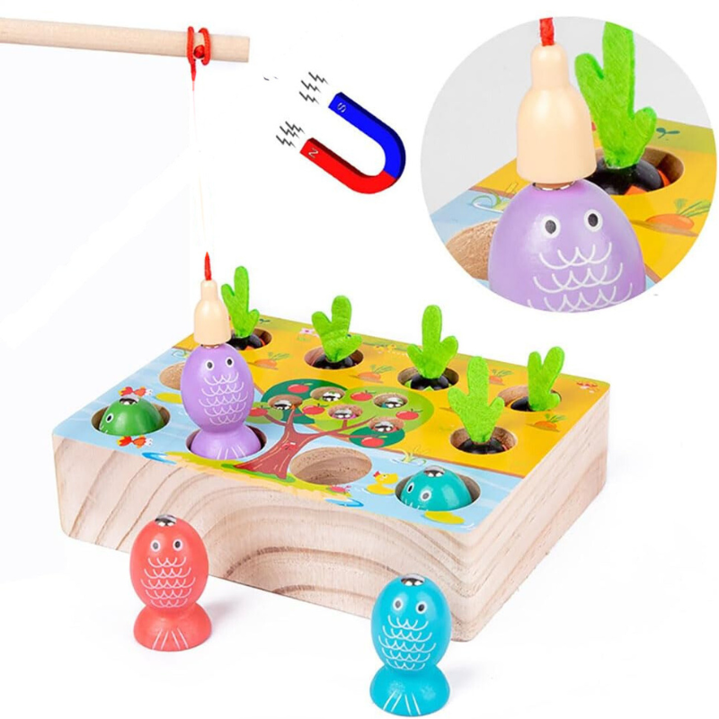 SmartSprouts | Peuters Montessori Hamer Spel Houten Onderwijsspeelgoed voor Baby Jongens Meisjes Leeftijd 1 2 3 Jaar Oud,