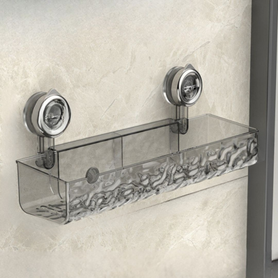 SnapShelf - Hoekrek met Zuignappen voor Badkamer