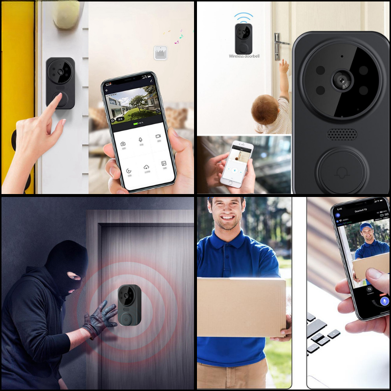 SmartEntry - Draadloze deurbel met HD camera en alarm