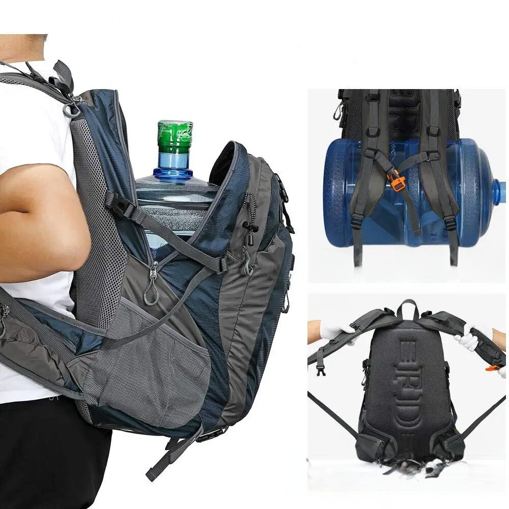 UltraPack | 40L ultralichte waterdichte rugzak voor wandelen, kamperen en reizen