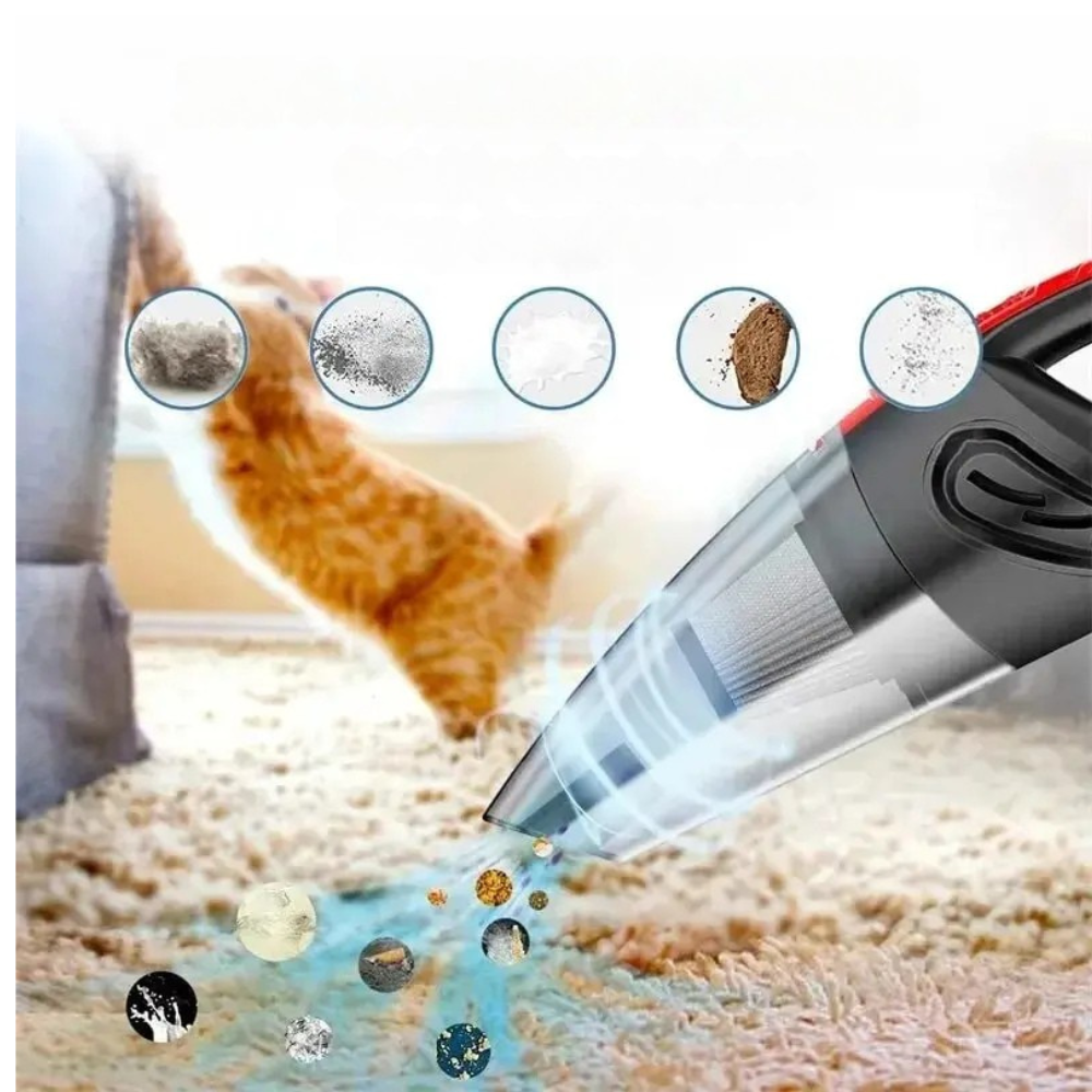 VortexClean - Krachtige Handstofzuiger met Cycloon Systeem