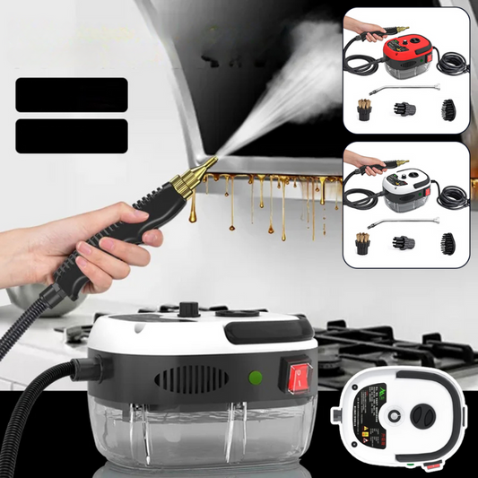 PowerClean - 2500W hogedruk stoomreiniger - 6 niveaus voor huis & keuken