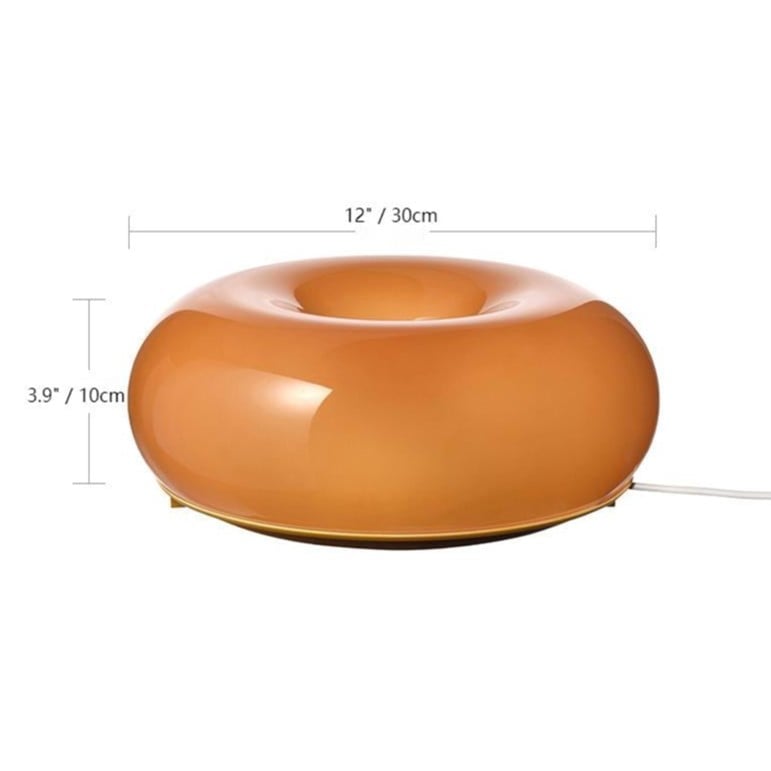 GlowHaven - Bauhaus Donut wandlamp & tafellamp