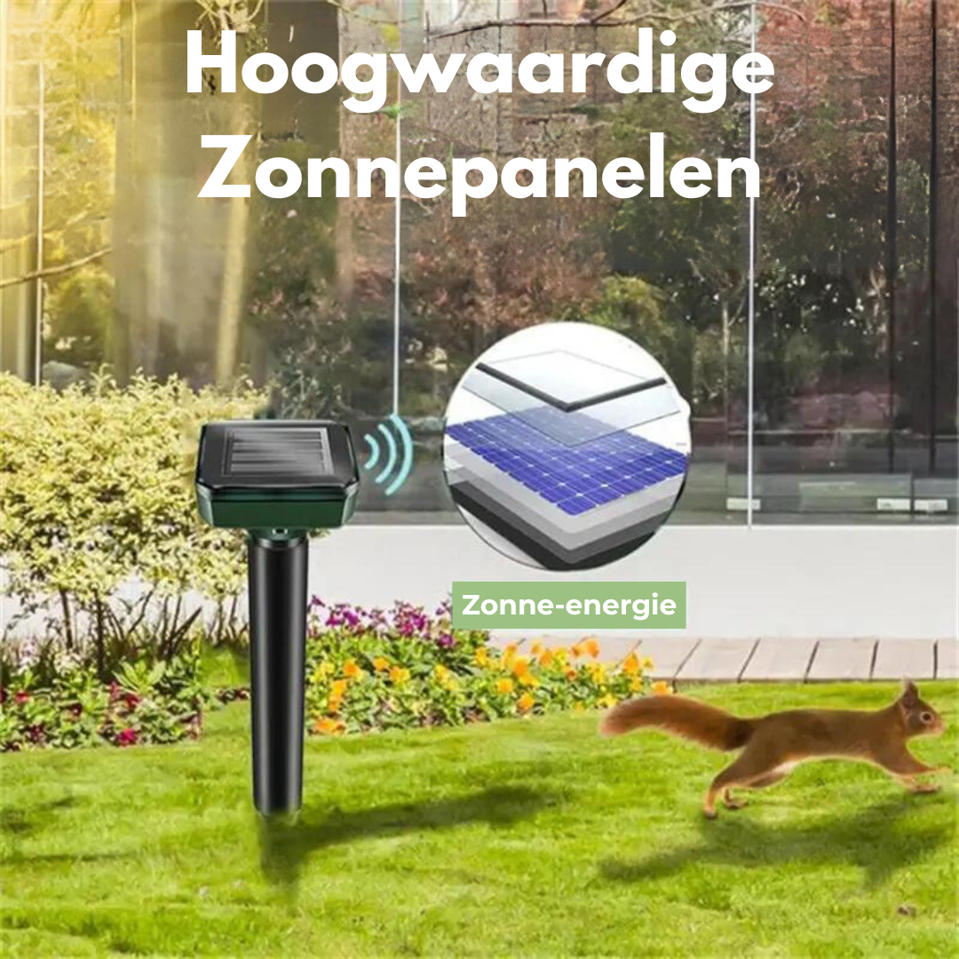 SilentShield - Ultrasone Mollenverjager - Tuin - Zonne-energie