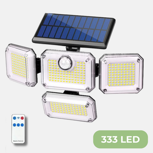 CoolQuest - Solar Buitenlamp - bewegingssensor - 333 LED