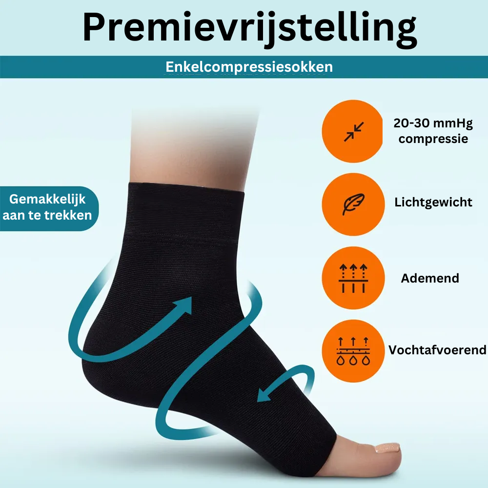 AnkleRelief Pro | Neuropathie Compressie Enkelsokken