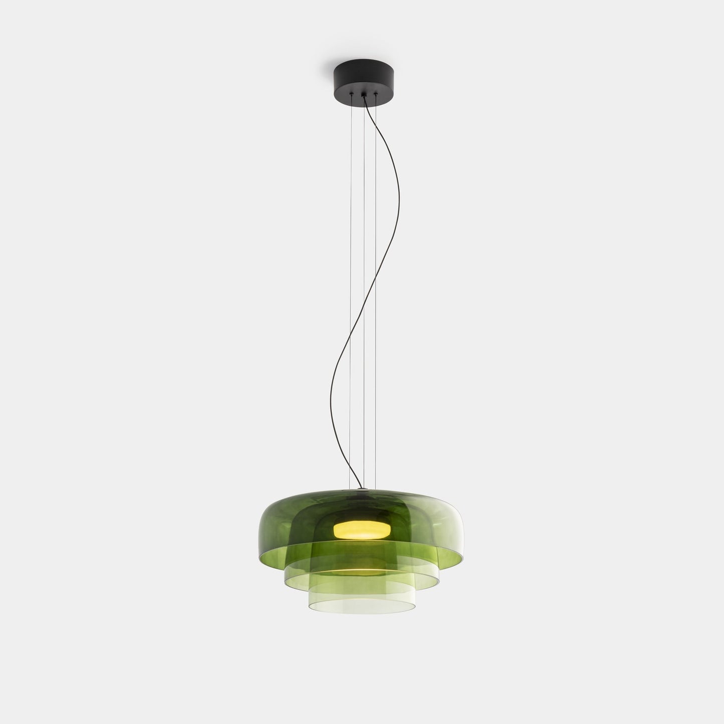 EvoGlow - Hanglamp van noors glas