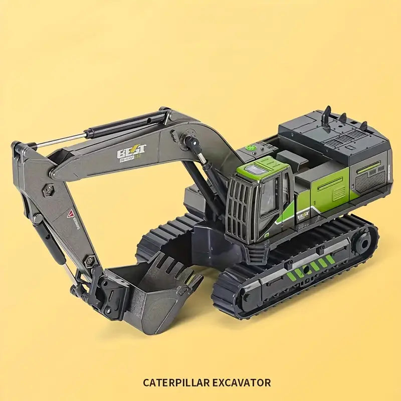 FuturePlayWonderen | Luxe RC Bestuurbare Graafmachine met Afstandsbediening en 11 Functies