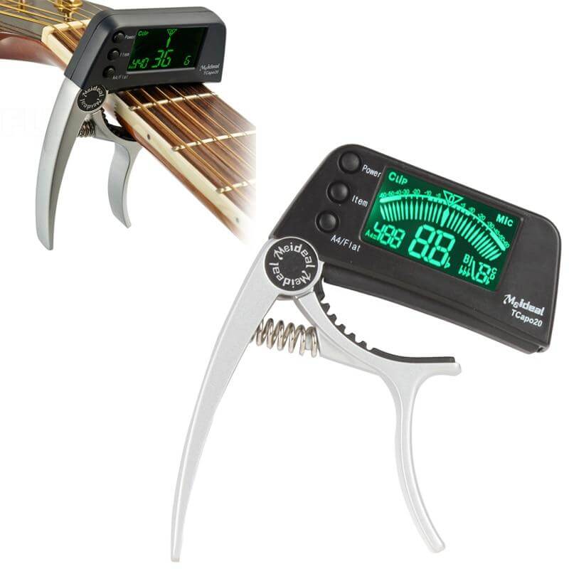 VerveSync - 2-in-1 Gitaar Capo & Tuner