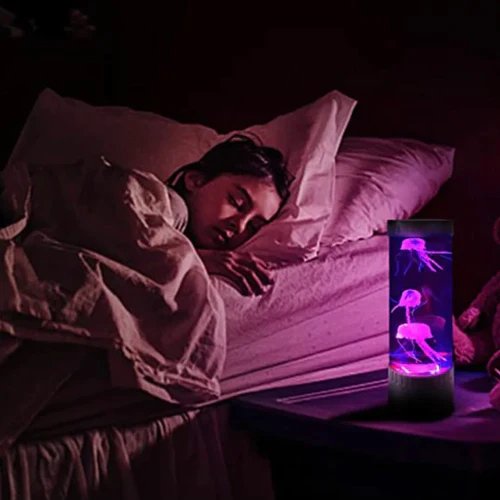 JellyZen - Nachtlampje met LED kwallen aquarium