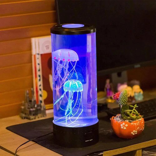 JellyZen - Nachtlampje met LED kwallen aquarium