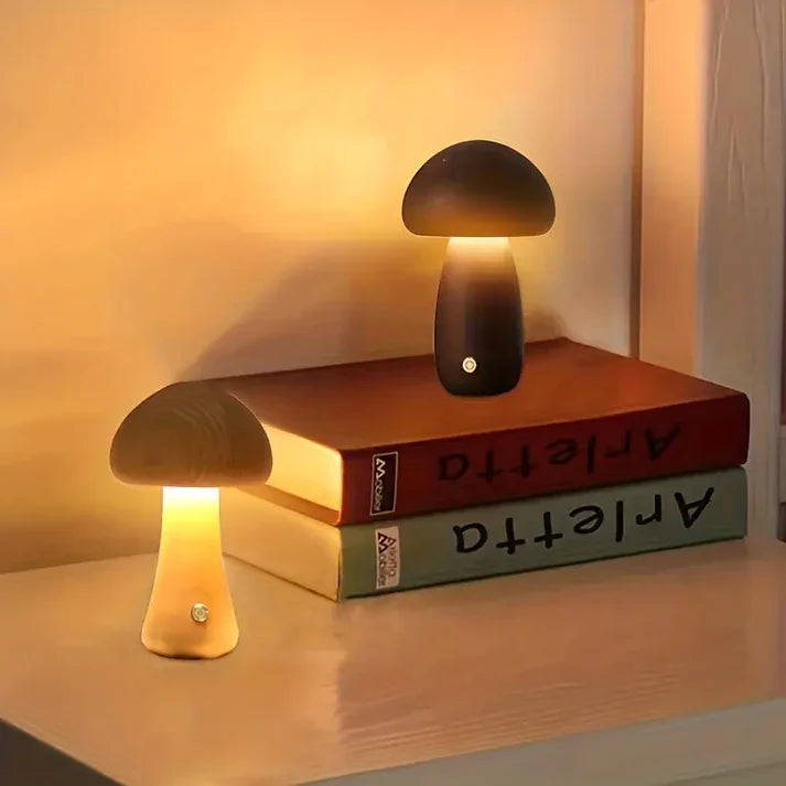 CozyGlow™ | Unieke draadloze paddenstoel lamp